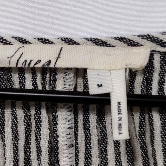 Anthropologie Floreat Embroidered Soleil Top Women's M Multicolor Artsy Boho 90s - Picture 11 of 12